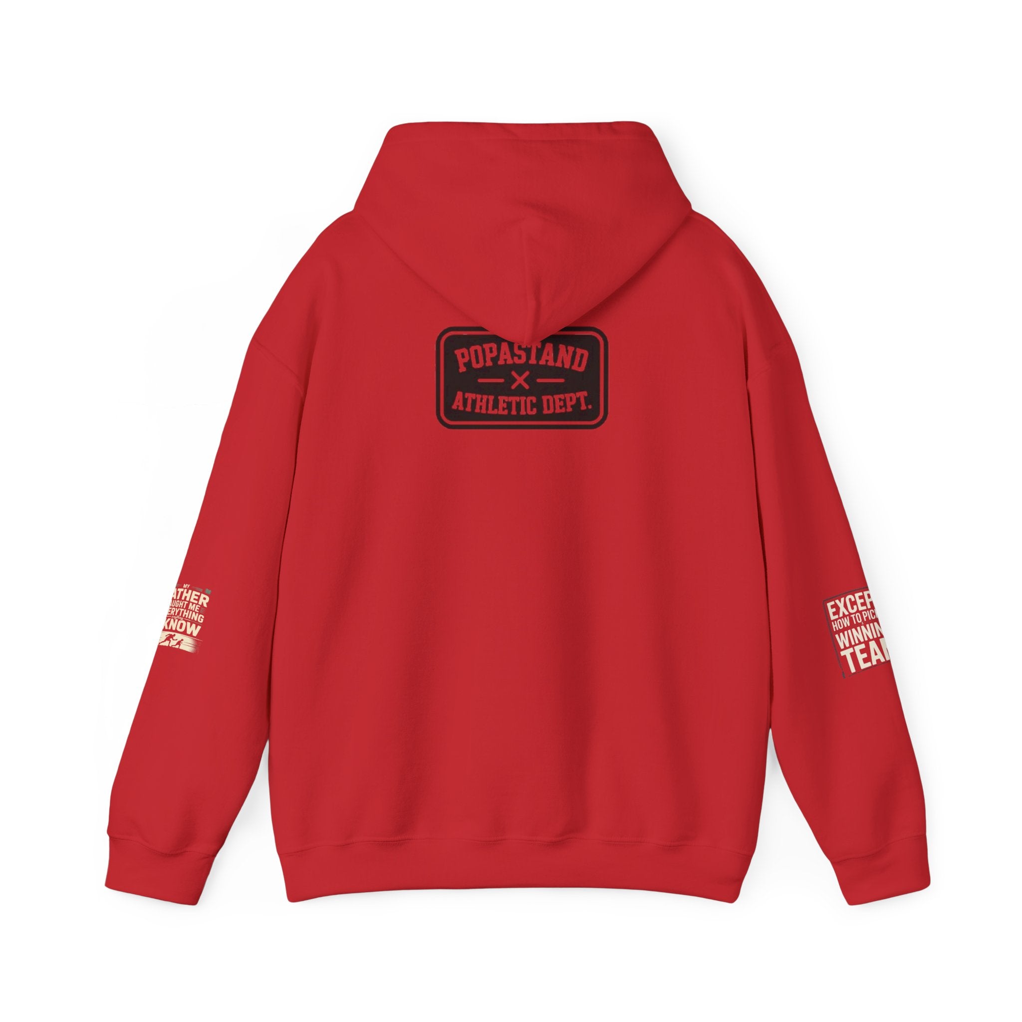 Vintage 1970s College Football Hoodie - Fatherhood is a Contact Sport