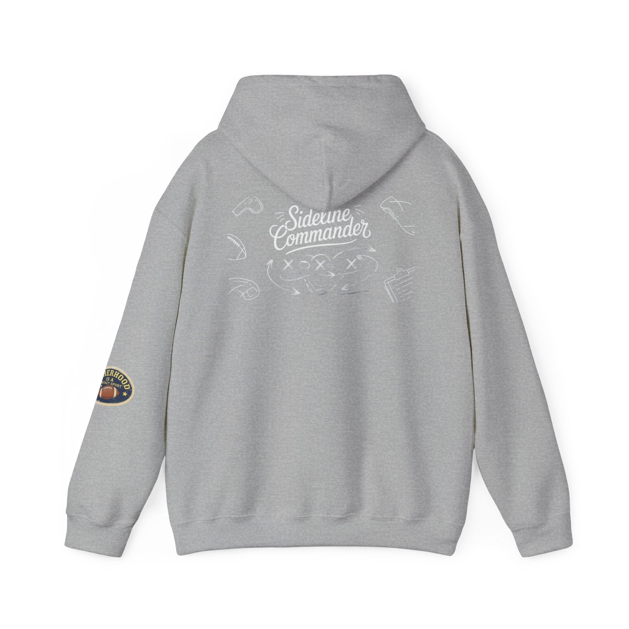 Sideline Commander Sports Parent Playbook  Hoodie — Athletic Team Spirit Sweatshirt