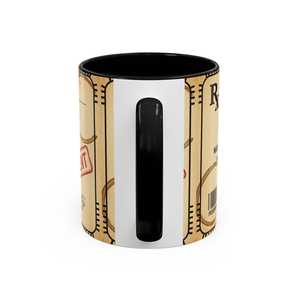 Prescription Coffee Mug — "MR. EXHAUSTED DAD" Liquid Motivation Rx (11/15oz)