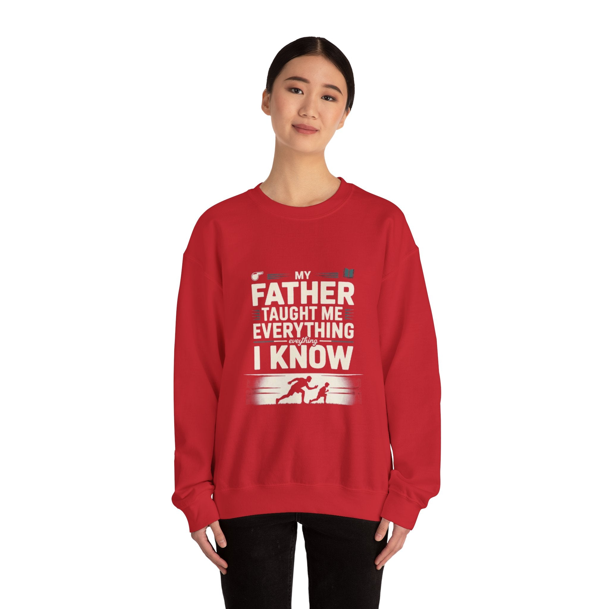 Crewneck Sweatshirt Dad Son Team Rivalry Gift