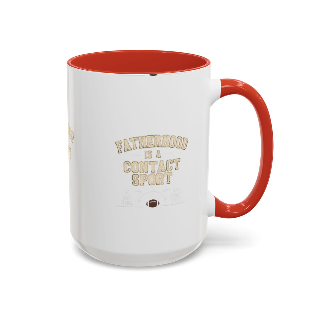 Mug Fatherhoods is a Contact Sport Fathers Present Father Day