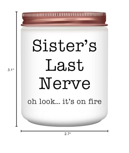 Homsolver Dad Gifts from Daughter Son, Gift for Dad Who Wants Nothing, Birthday Fathers Day Christmas for Stepdad Adoptive Father, Dad's Last Nerve Sandalwood Scented Candle