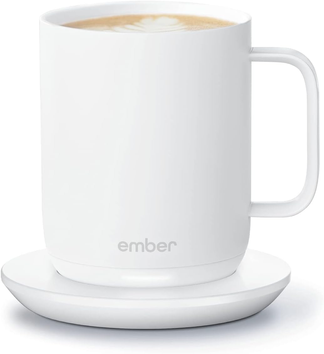 Ember Temperature Control Smart Mug 2, 14 Oz, App-Controlled Heated Coffee Mug with 80 Min Battery Life and Improved Design, Black