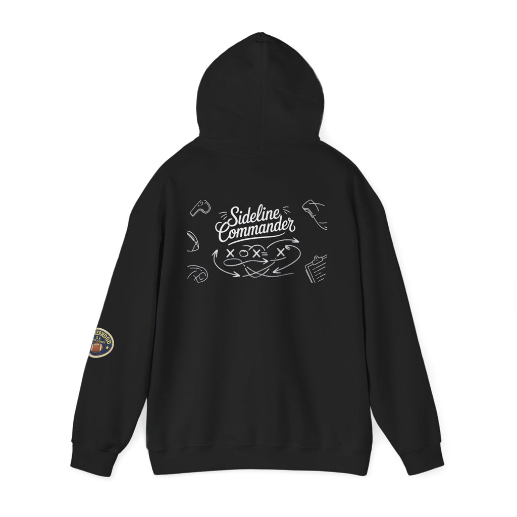 Sideline Commander Sports Parent Playbook  Hoodie — Athletic Team Spirit Sweatshirt