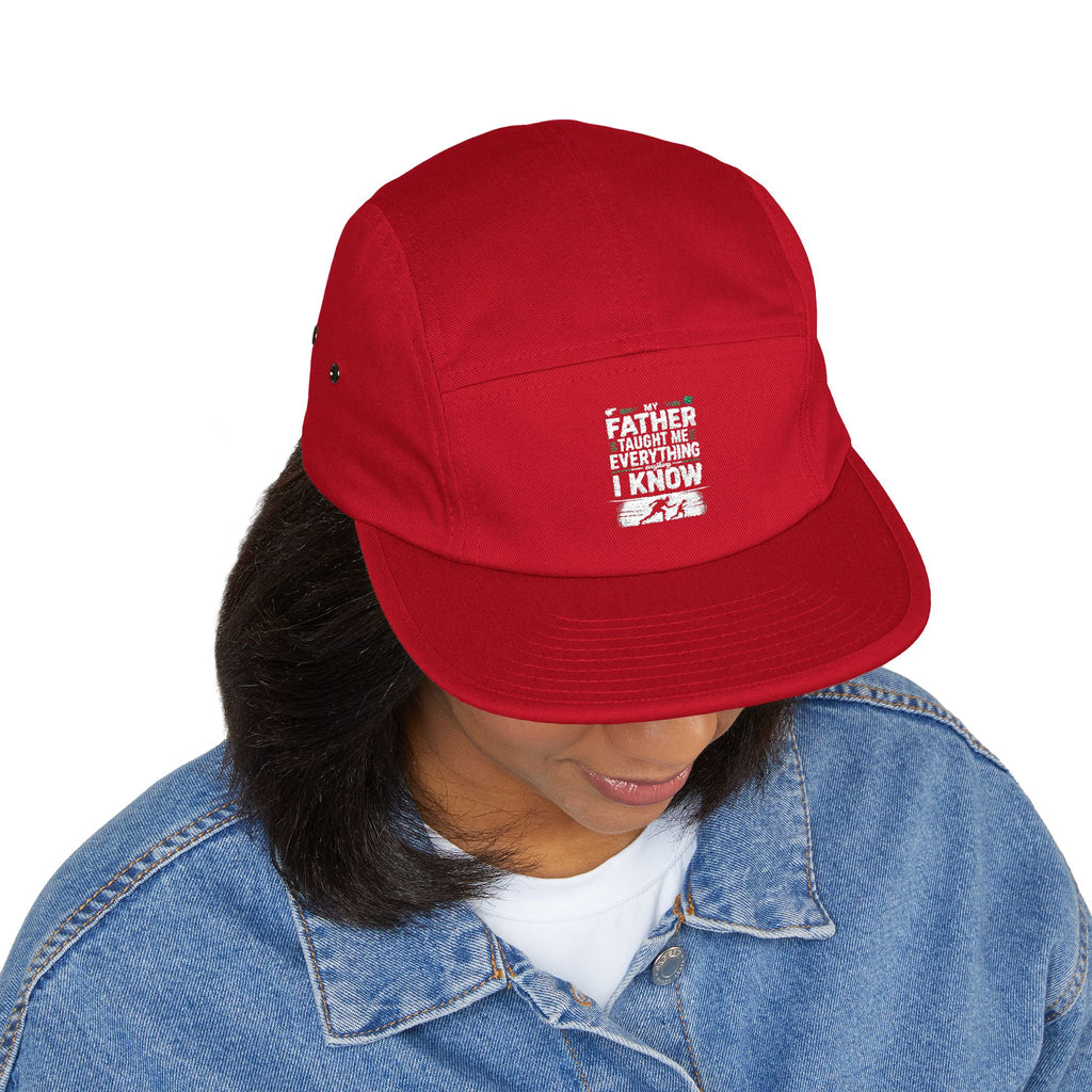 Embroidered 5 Panel Cap - Dad Rivalry Design