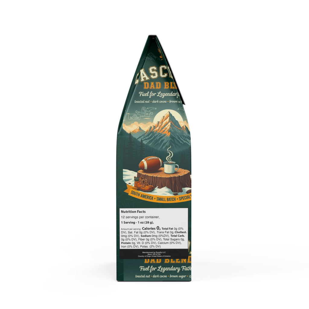 Cascades Dad Blend | Medium-Dark Roast Whole Bean & Ground Coffee (12 oz) – Specialty Grade