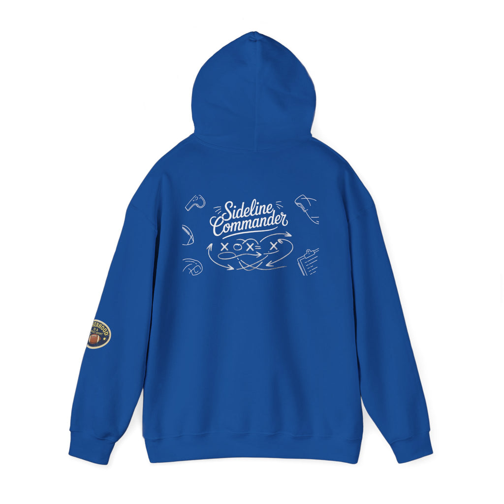 Sideline Commander Sports Parent Playbook  Hoodie — Athletic Team Spirit Sweatshirt