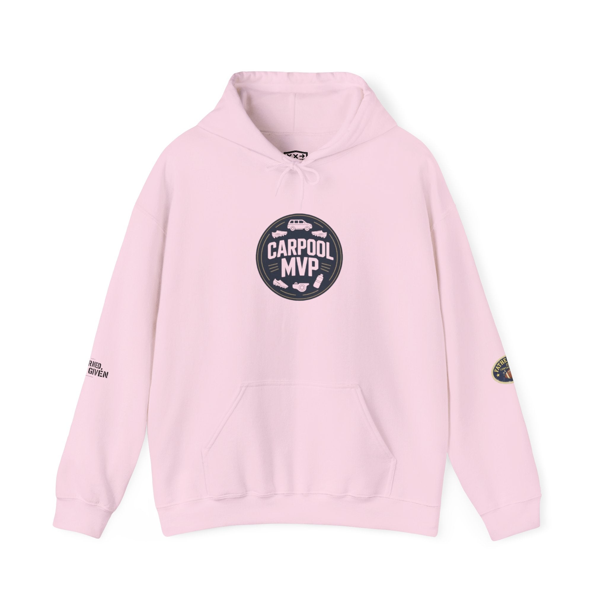 Carpool MVP Hoodie — Funny Carpool Mom/Dad Crewneck Sweatshirt