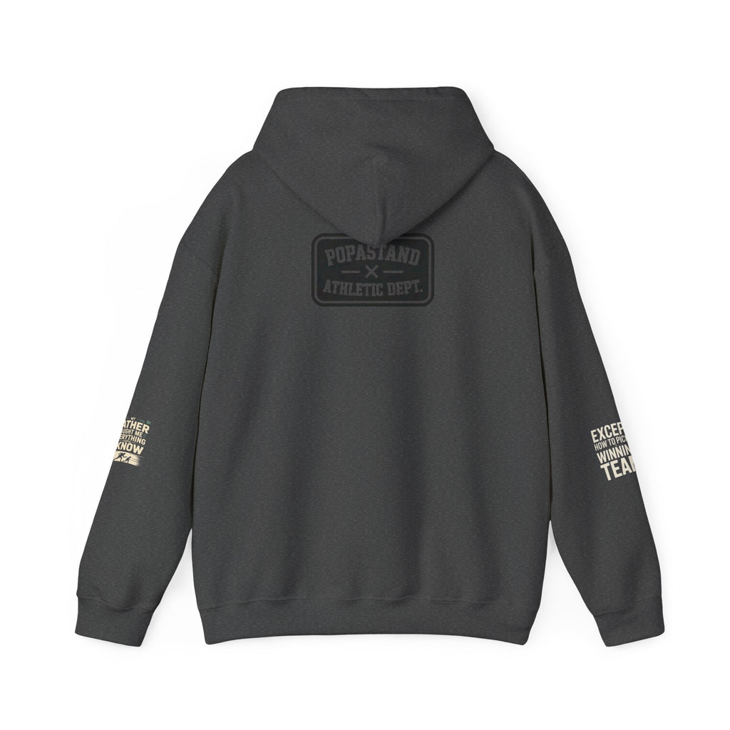 Vintage 1970s College Football Hoodie - Fatherhood is a Contact Sport