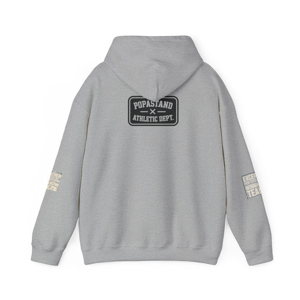 Vintage 1970s College Football Hoodie - Fatherhood is a Contact Sport