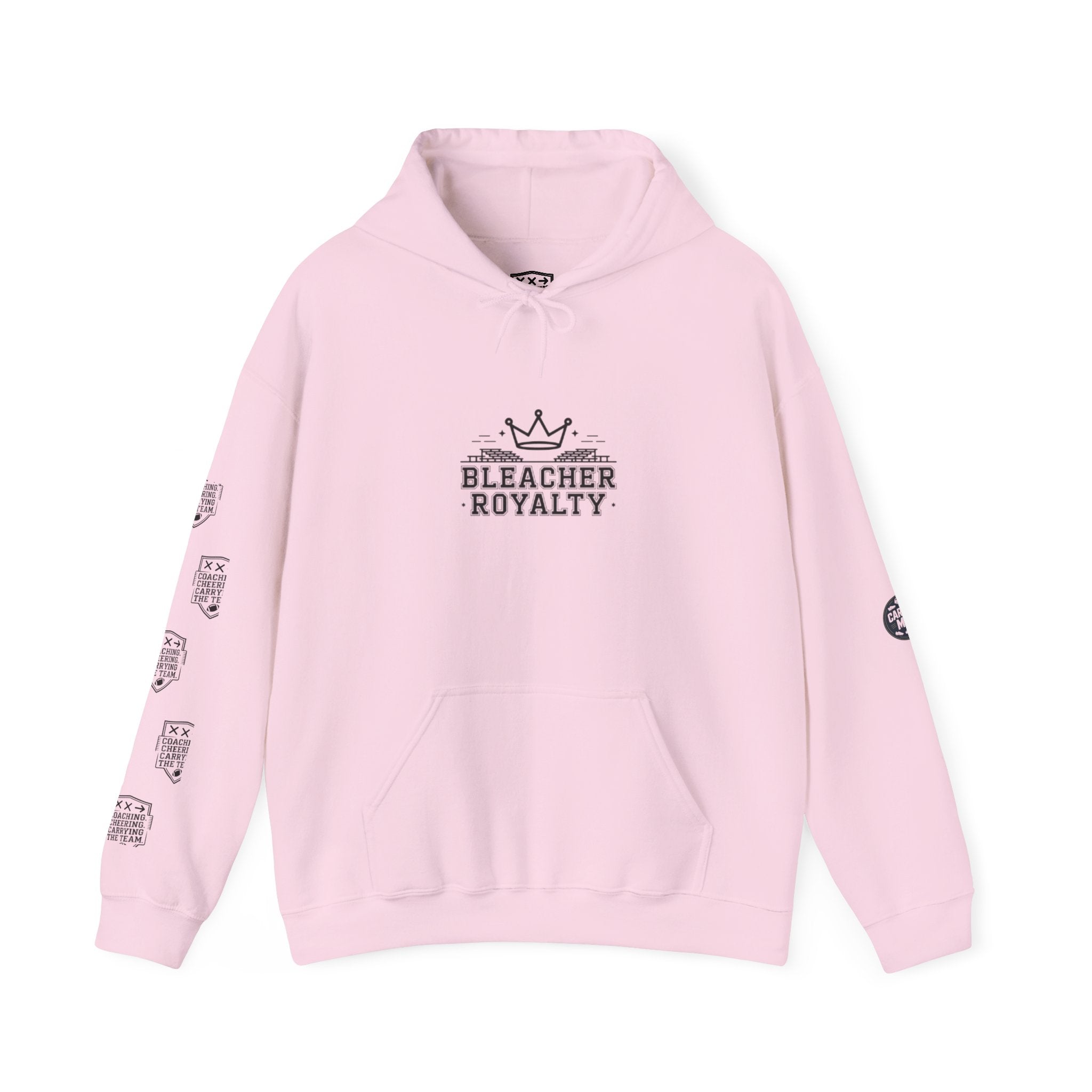 Bleacher Royalty Crown Insignia - Varsity Charm  -  Hooded Sweatshirt