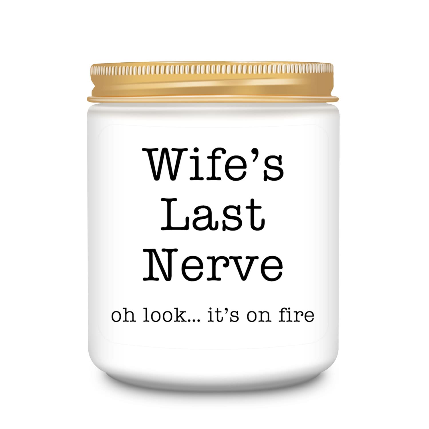 Homsolver Dad Gifts from Daughter Son, Gift for Dad Who Wants Nothing, Birthday Fathers Day Christmas for Stepdad Adoptive Father, Dad's Last Nerve Sandalwood Scented Candle