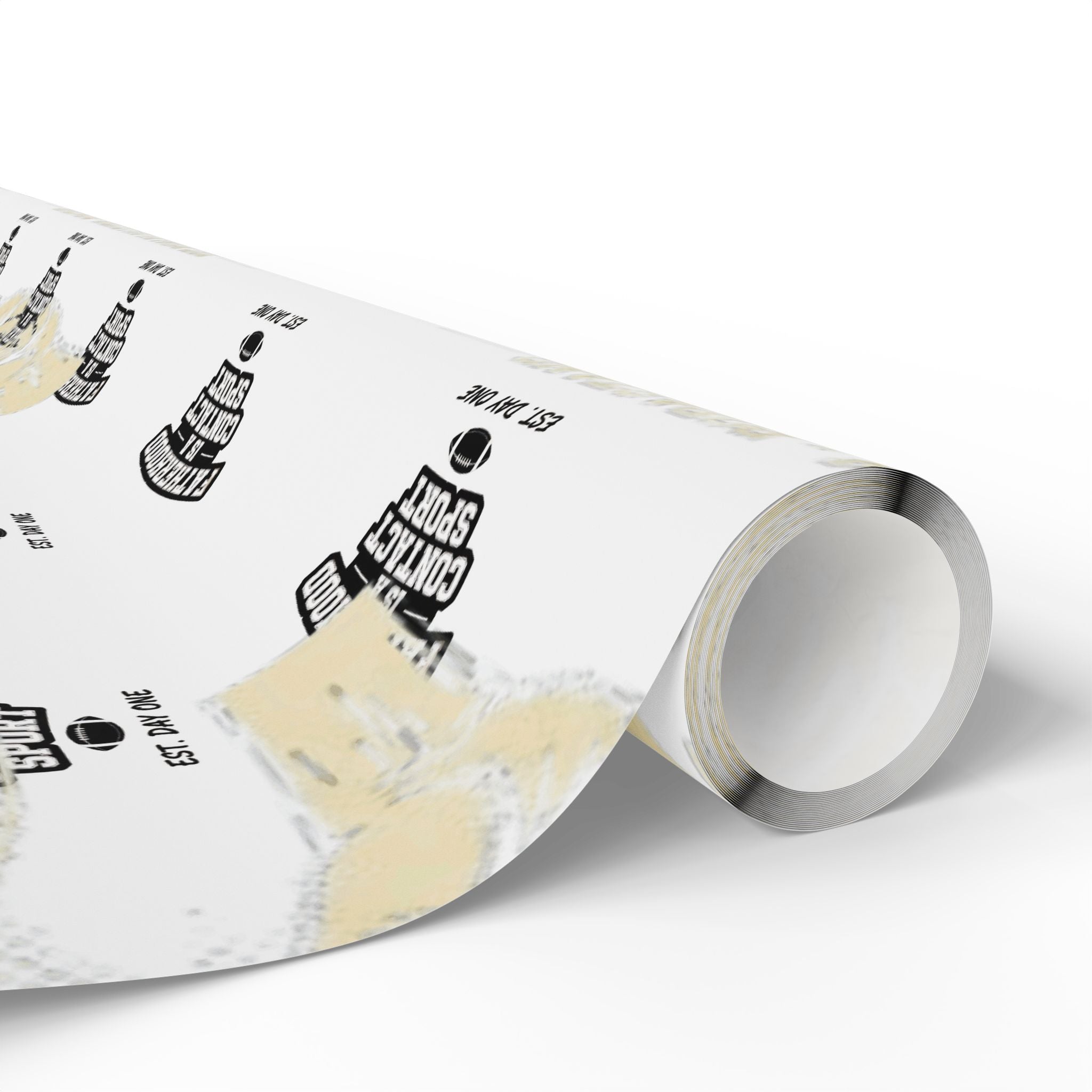 Gift Wrap - Fatherhood Contact Sport Design