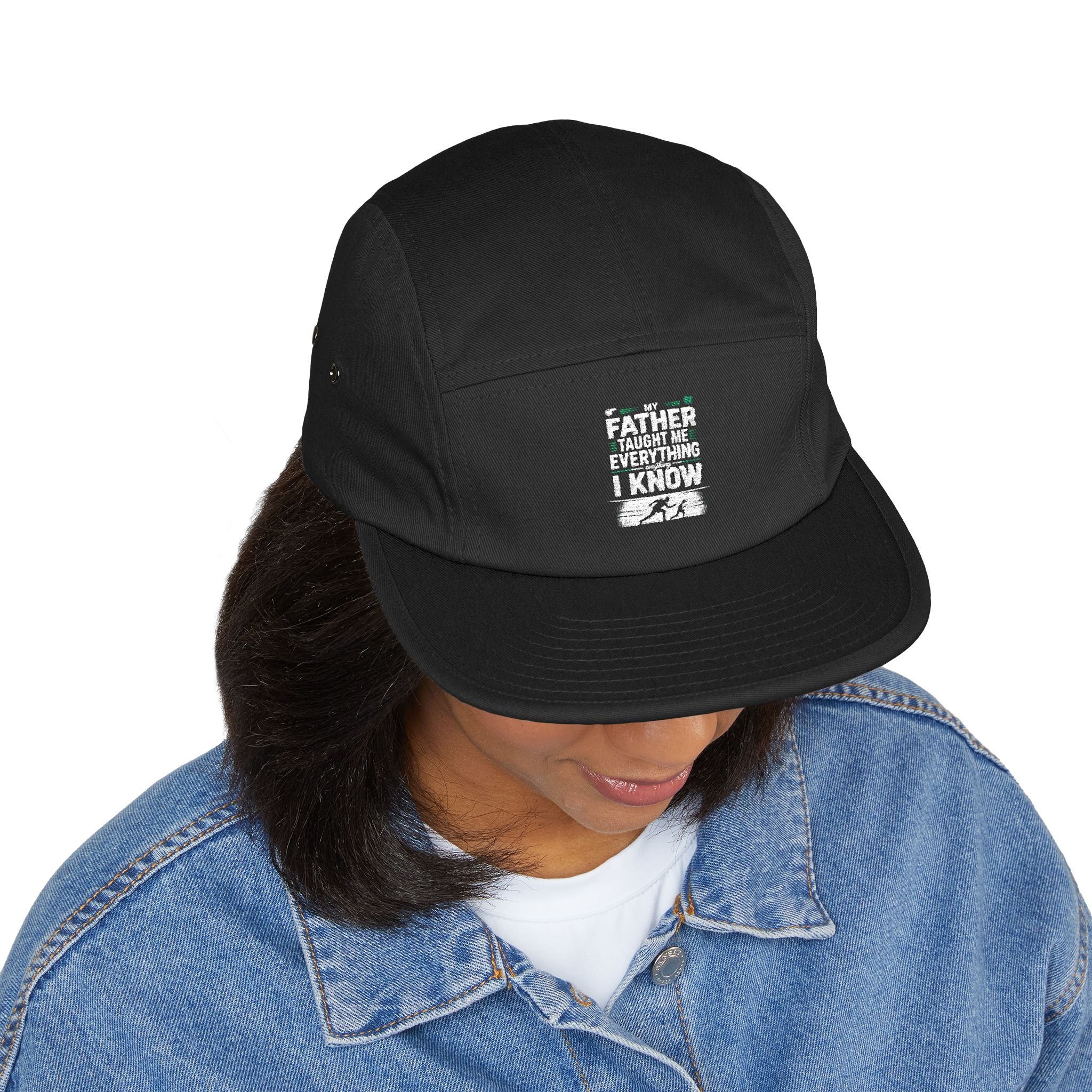 Embroidered 5 Panel Cap - Dad Rivalry Design
