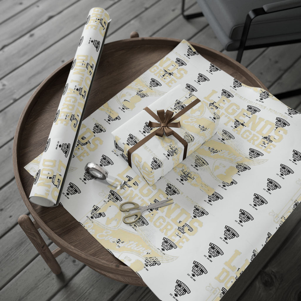 Gift Wrap - Fatherhood Contact Sport Design