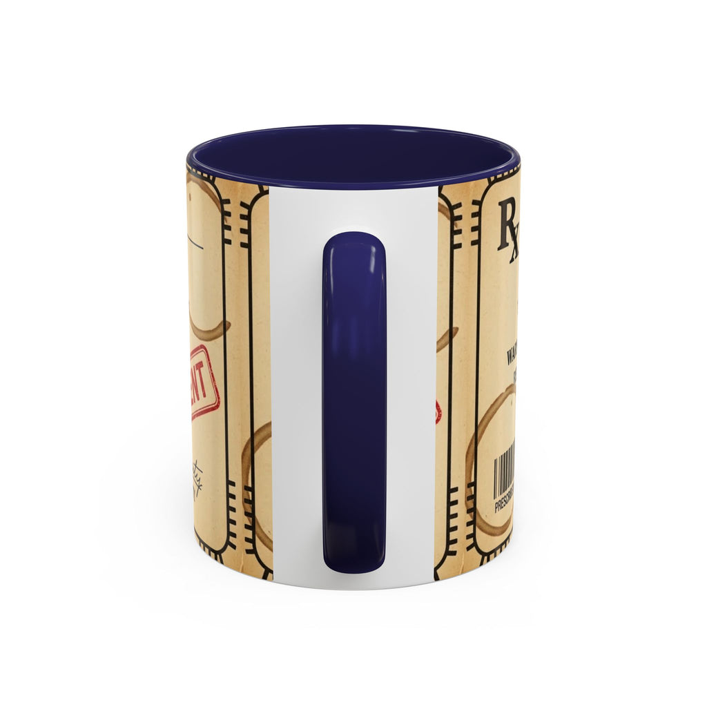 Prescription Coffee Mug — "MR. EXHAUSTED DAD" Liquid Motivation Rx (11/15oz)