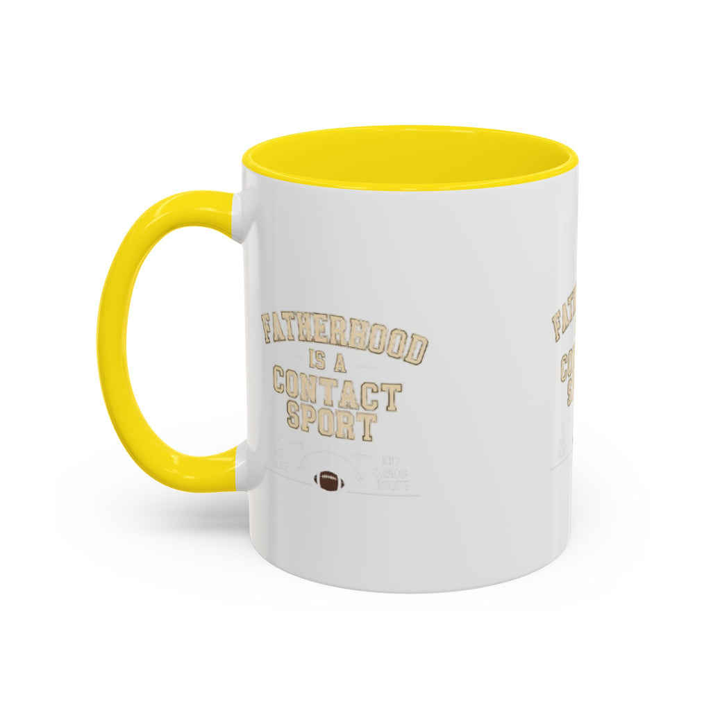 Mug Fatherhoods is a Contact Sport Fathers Present Father Day