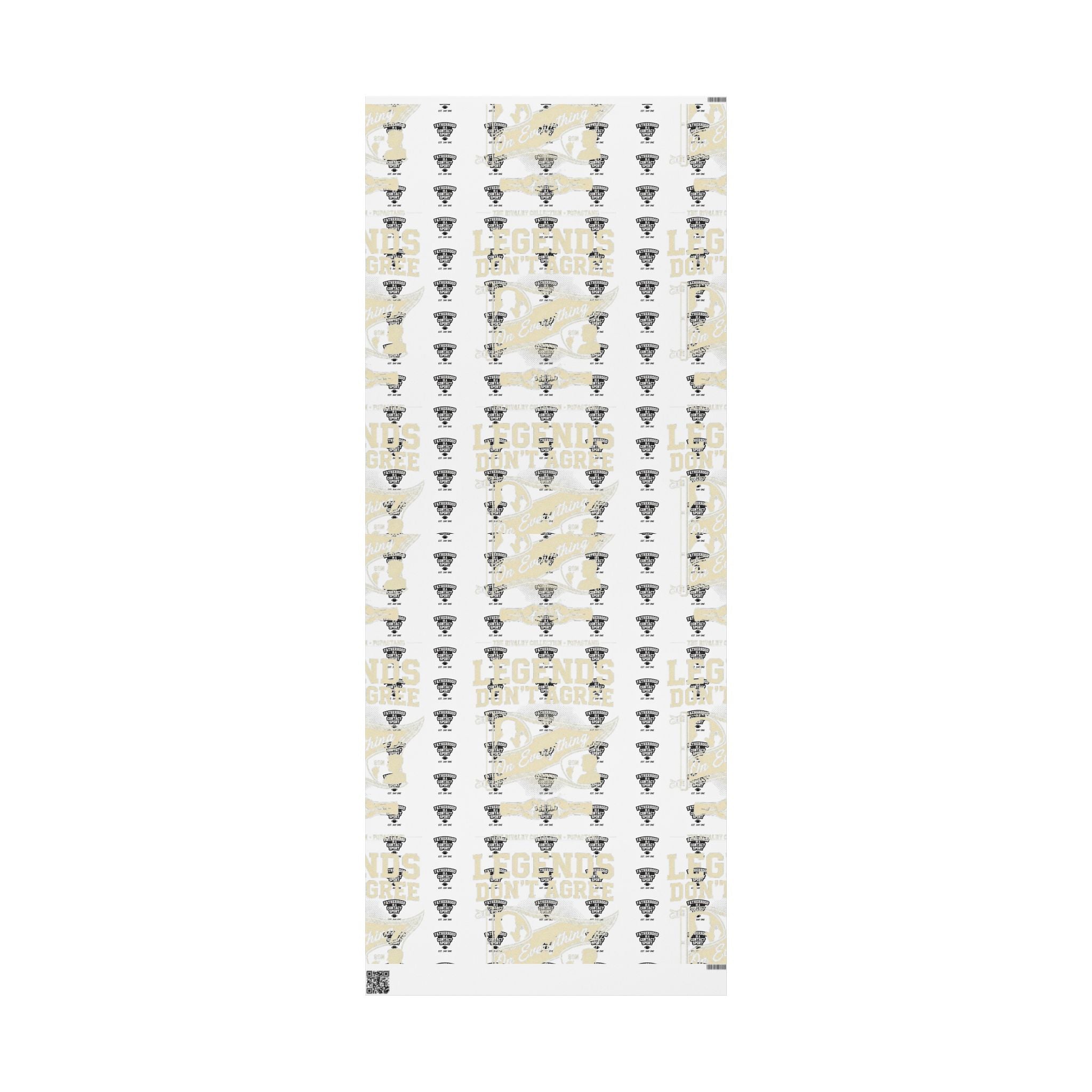 Gift Wrap - Fatherhood Contact Sport Design