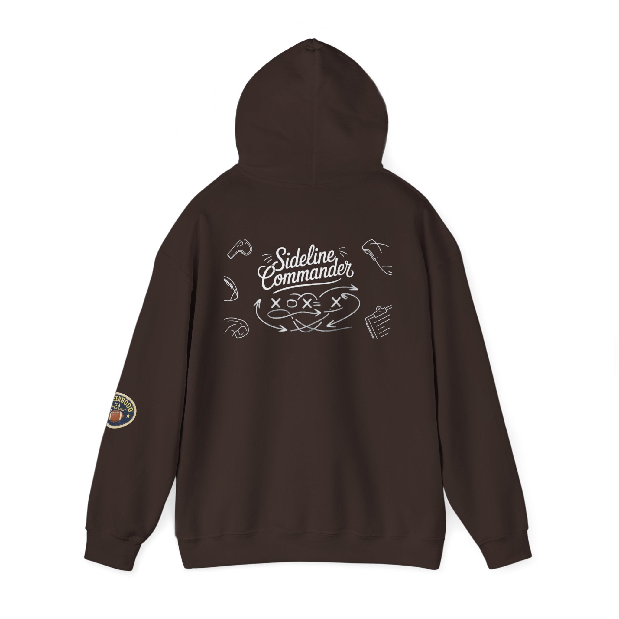 Sideline Commander Sports Parent Playbook  Hoodie — Athletic Team Spirit Sweatshirt