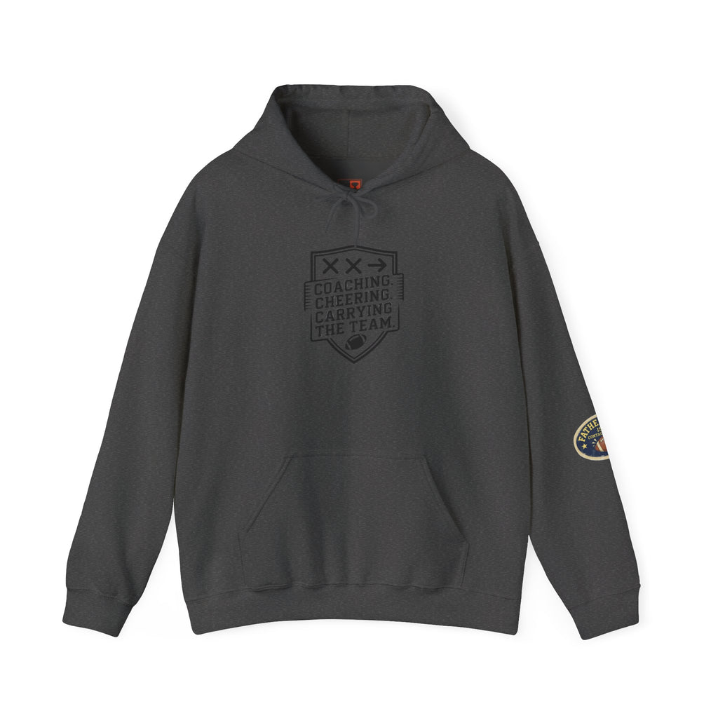 Sideline Commander Sports Parent Playbook  Hoodie — Athletic Team Spirit Sweatshirt