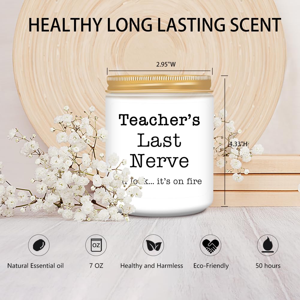 Homsolver Dad Gifts from Daughter Son, Gift for Dad Who Wants Nothing, Birthday Fathers Day Christmas for Stepdad Adoptive Father, Dad's Last Nerve Sandalwood Scented Candle