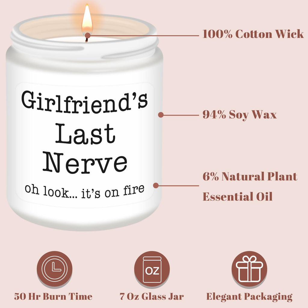 Homsolver Dad Gifts from Daughter Son, Gift for Dad Who Wants Nothing, Birthday Fathers Day Christmas for Stepdad Adoptive Father, Dad's Last Nerve Sandalwood Scented Candle