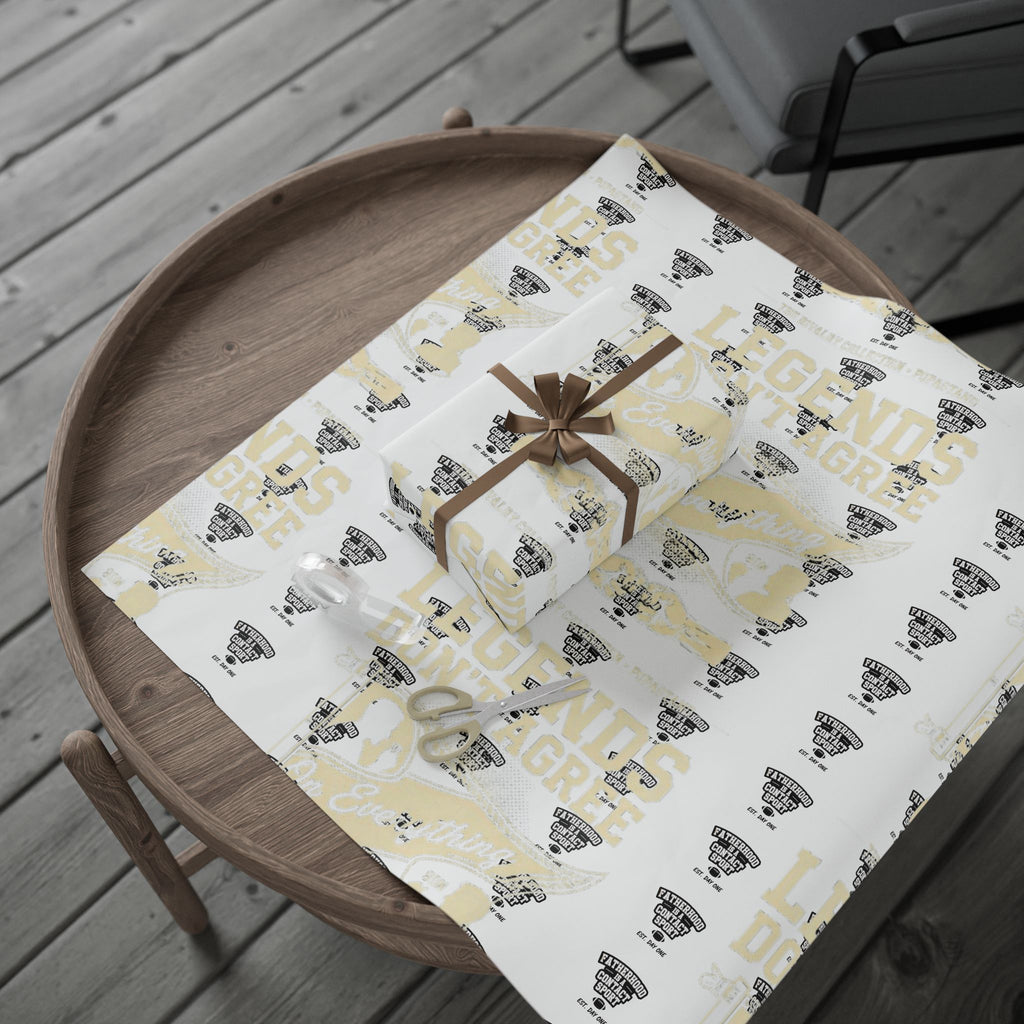 Gift Wrap - Fatherhood Contact Sport Design