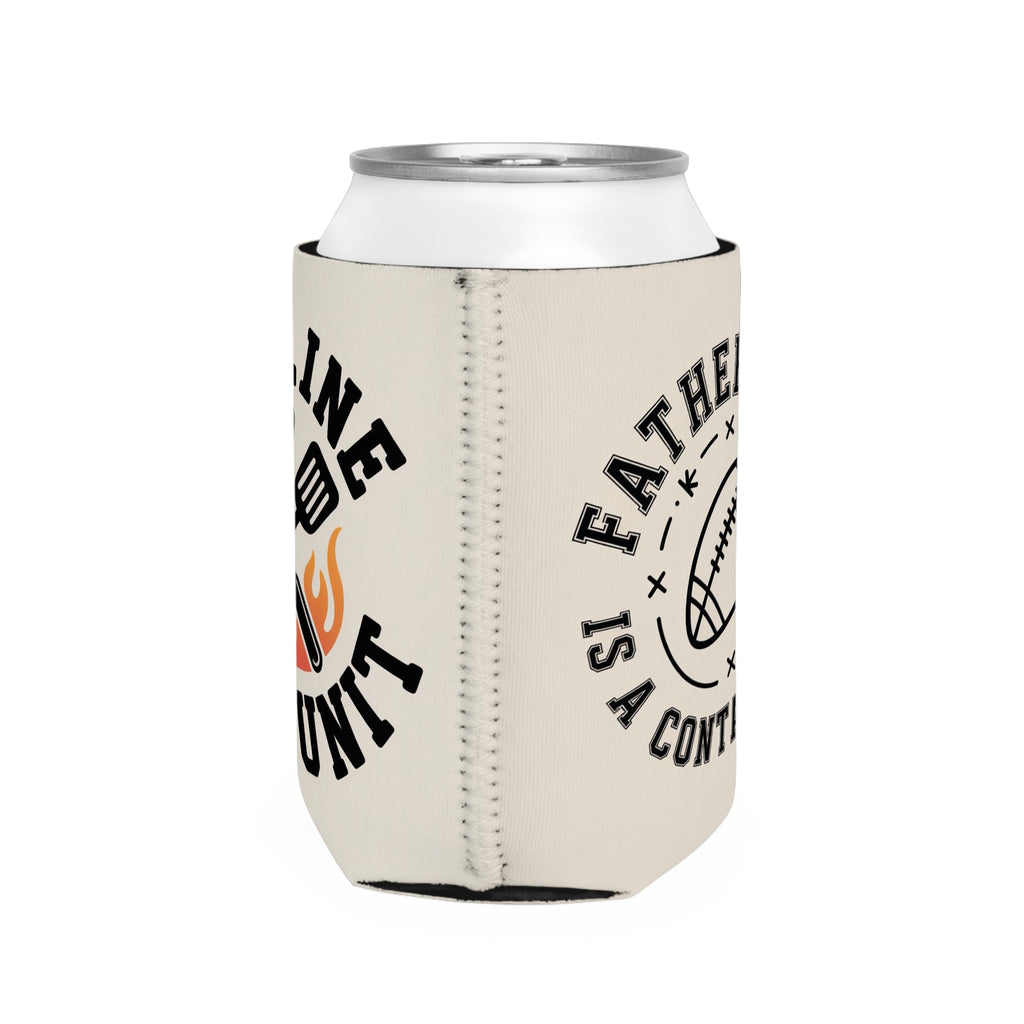 Can Cooler Sleeve - Dad’s Sideline Grill Unit Sports Parody Badge
