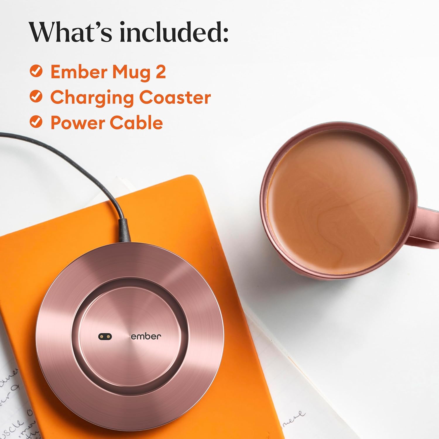 Ember Temperature Control Smart Mug 2, 14 Oz, App-Controlled Heated Coffee Mug with 80 Min Battery Life and Improved Design, Black