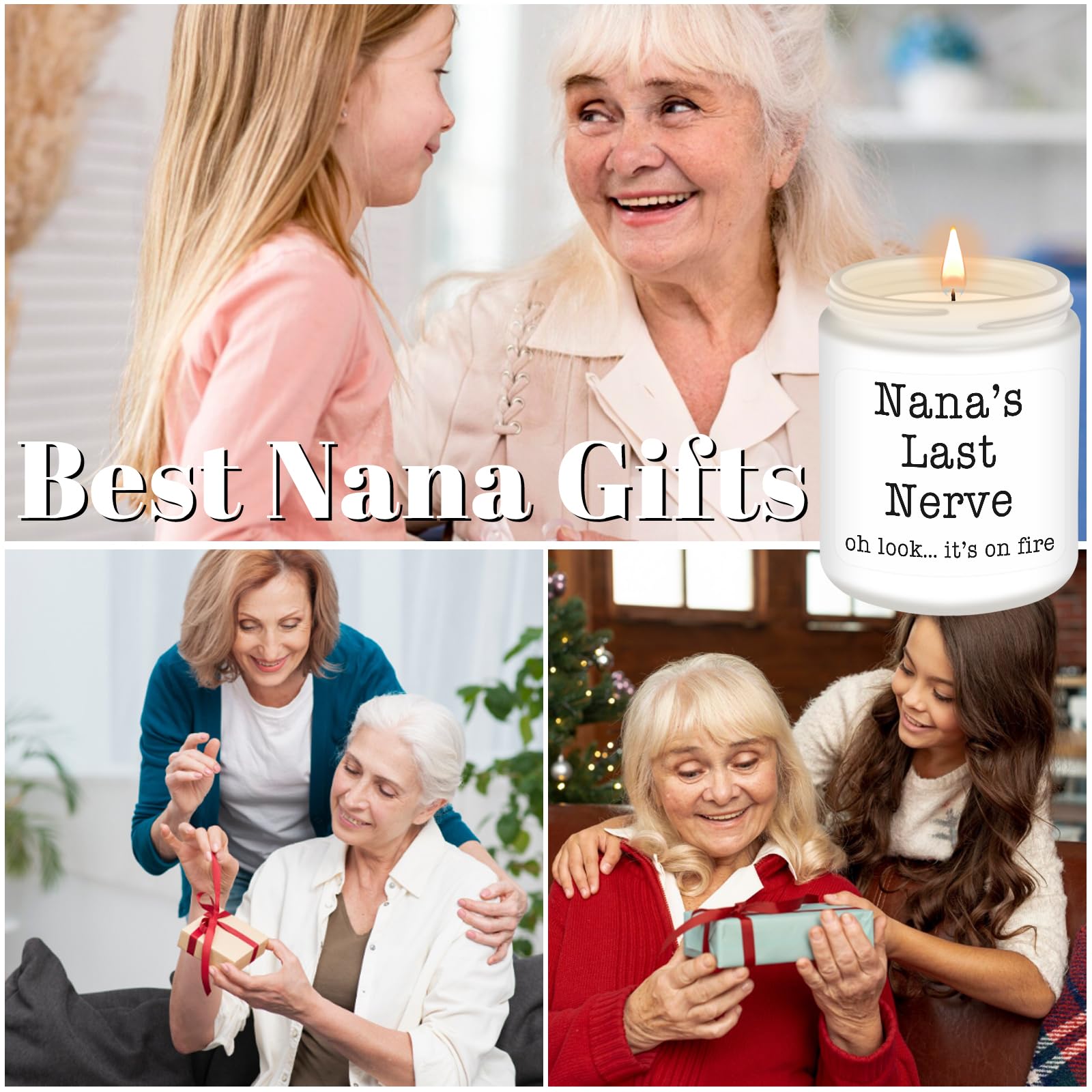 Homsolver Dad Gifts from Daughter Son, Gift for Dad Who Wants Nothing, Birthday Fathers Day Christmas for Stepdad Adoptive Father, Dad's Last Nerve Sandalwood Scented Candle