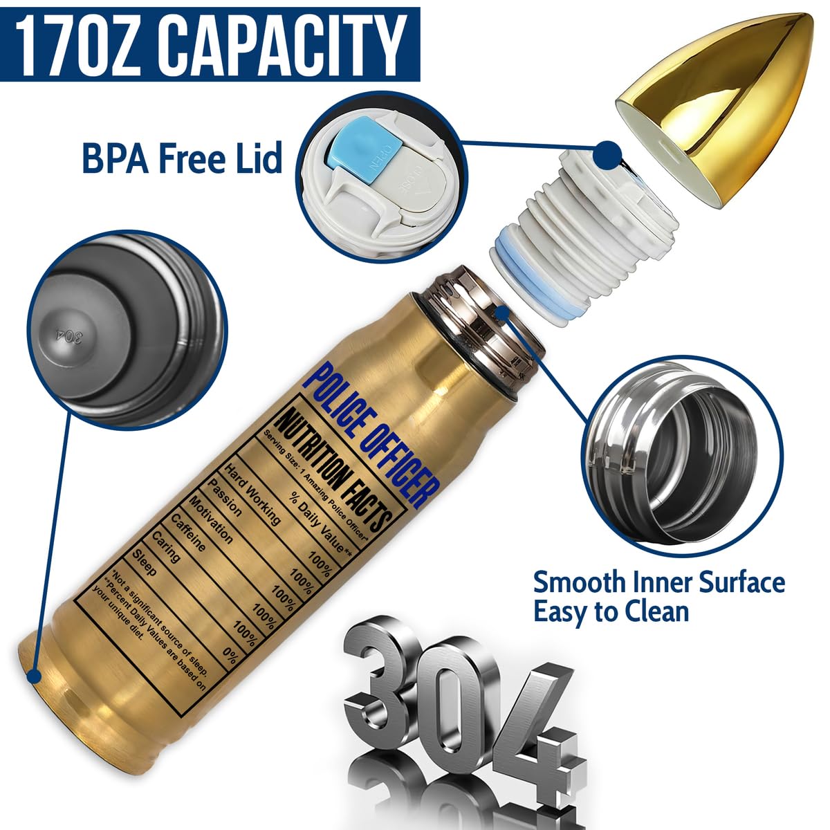 Gifts for Dad – Christmas, Xmas, Birthday Gift, Best Dad Ever Gift for Fathers Day, 17oz American Flag Tumbler, Thoughtful Present from Daughter, Son, for Husband from Wife