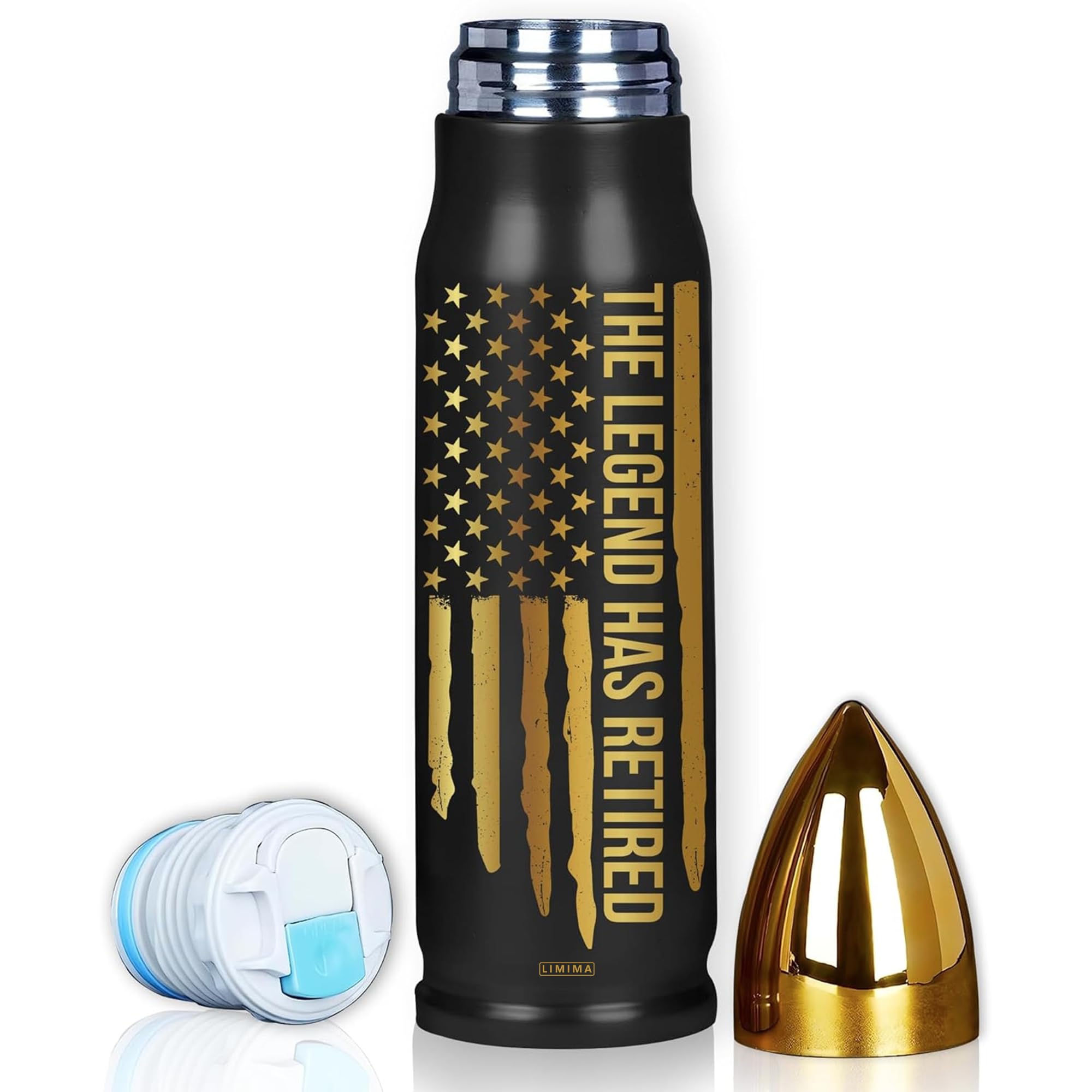 Gifts for Dad – Christmas, Xmas, Birthday Gift, Best Dad Ever Gift for Fathers Day, 17oz American Flag Tumbler, Thoughtful Present from Daughter, Son, for Husband from Wife