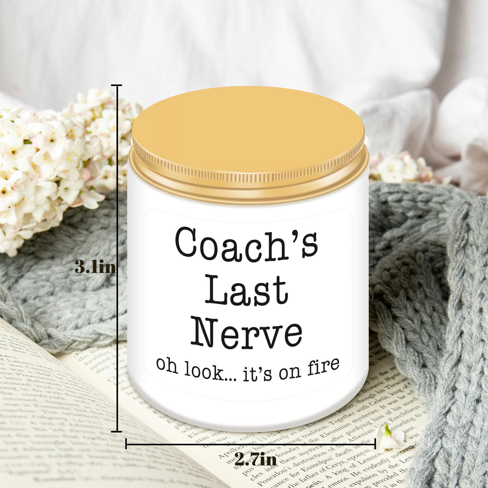Homsolver Dad Gifts from Daughter Son, Gift for Dad Who Wants Nothing, Birthday Fathers Day Christmas for Stepdad Adoptive Father, Dad's Last Nerve Sandalwood Scented Candle