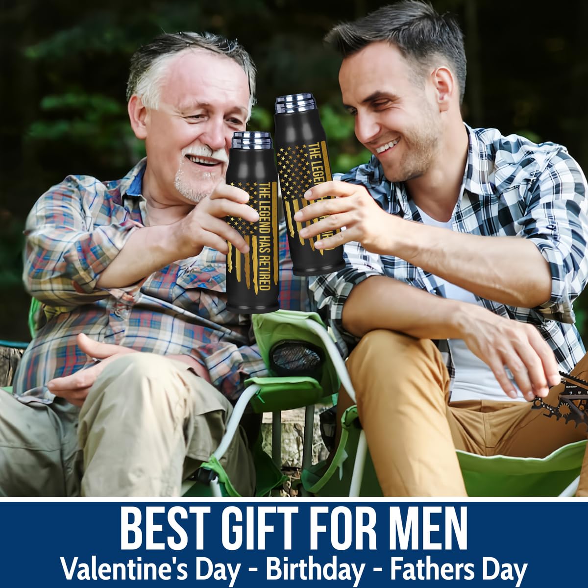 Gifts for Dad – Christmas, Xmas, Birthday Gift, Best Dad Ever Gift for Fathers Day, 17oz American Flag Tumbler, Thoughtful Present from Daughter, Son, for Husband from Wife