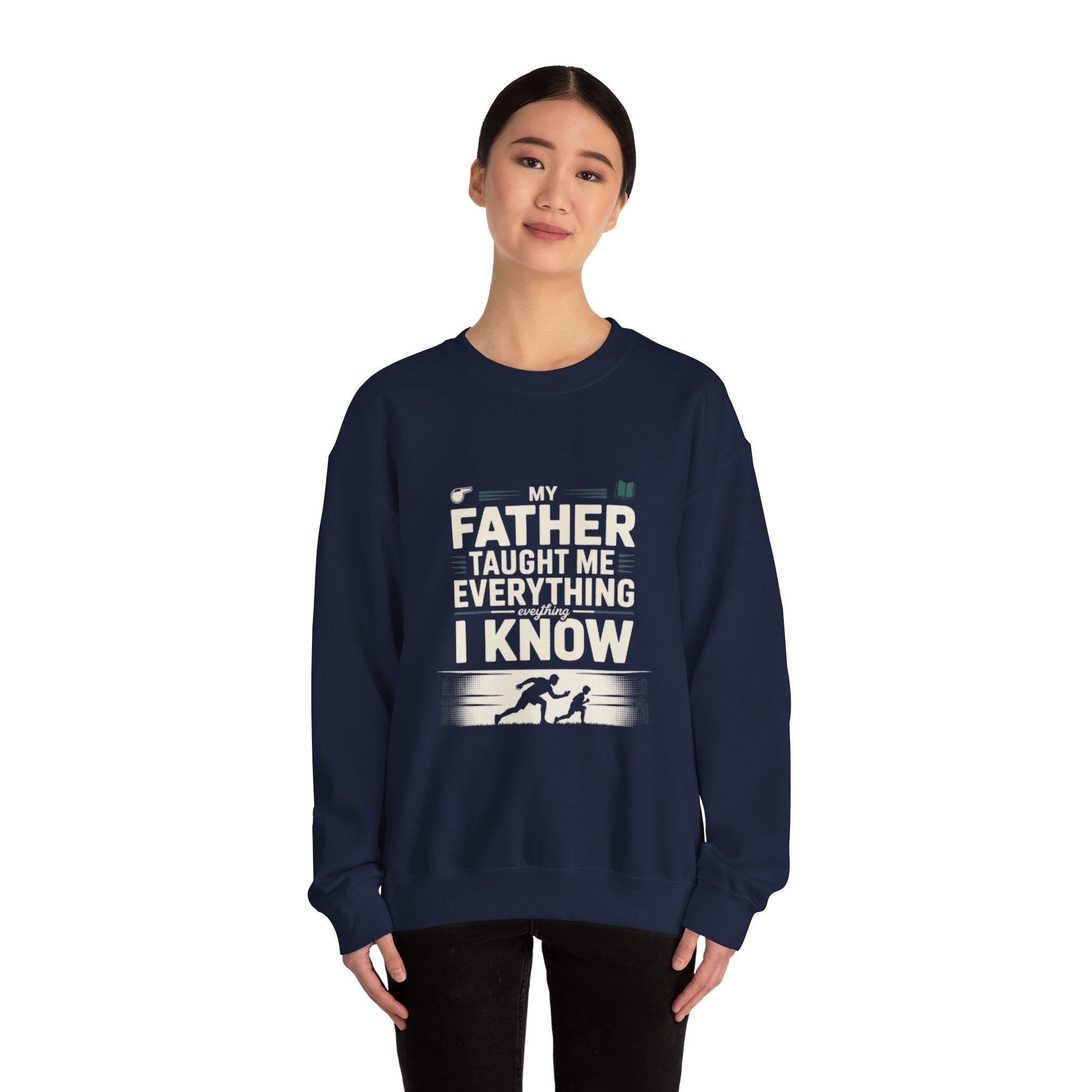 Crewneck Sweatshirt Dad Son Team Rivalry Gift