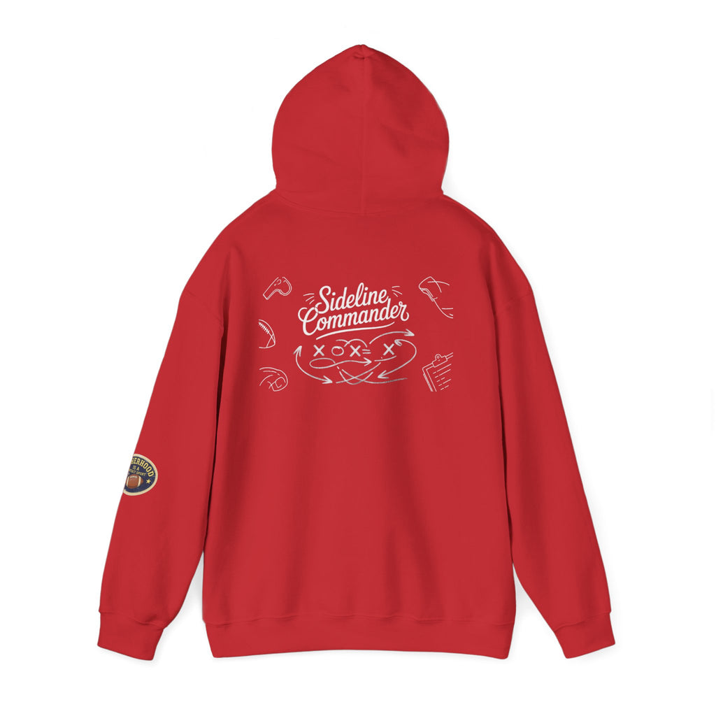 Sideline Commander Sports Parent Playbook  Hoodie — Athletic Team Spirit Sweatshirt