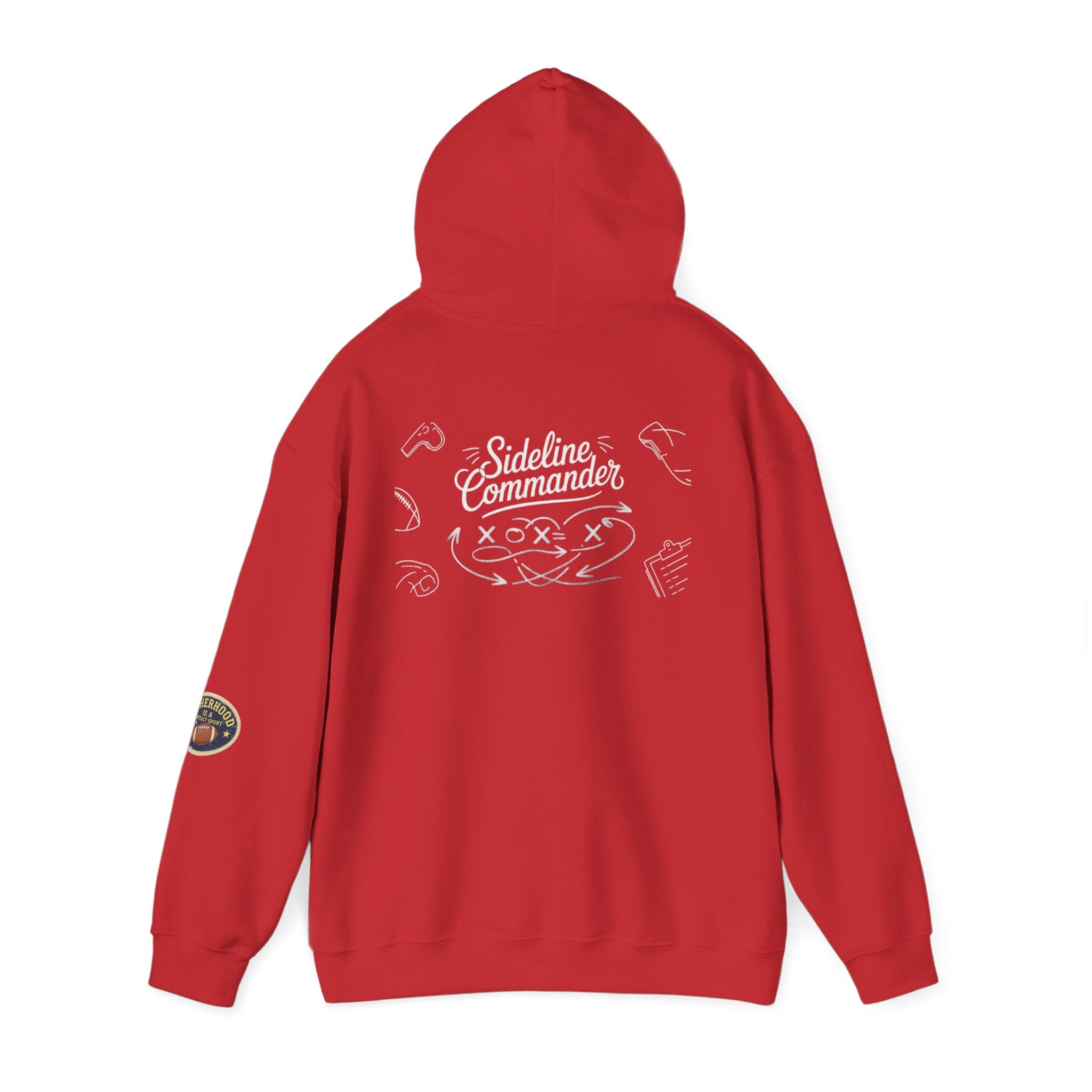 Sideline Commander Sports Parent Playbook  Hoodie — Athletic Team Spirit Sweatshirt