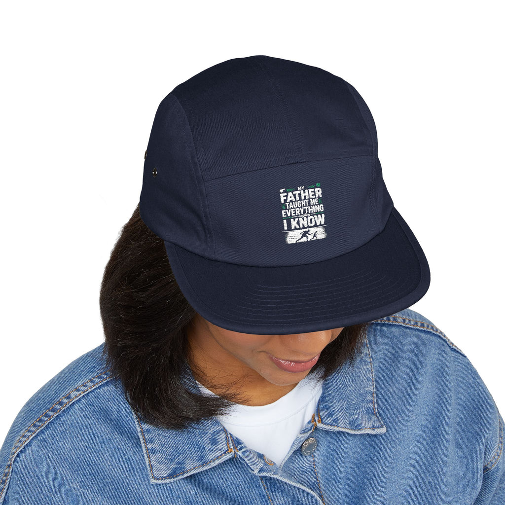 Embroidered 5 Panel Cap - Dad Rivalry Design