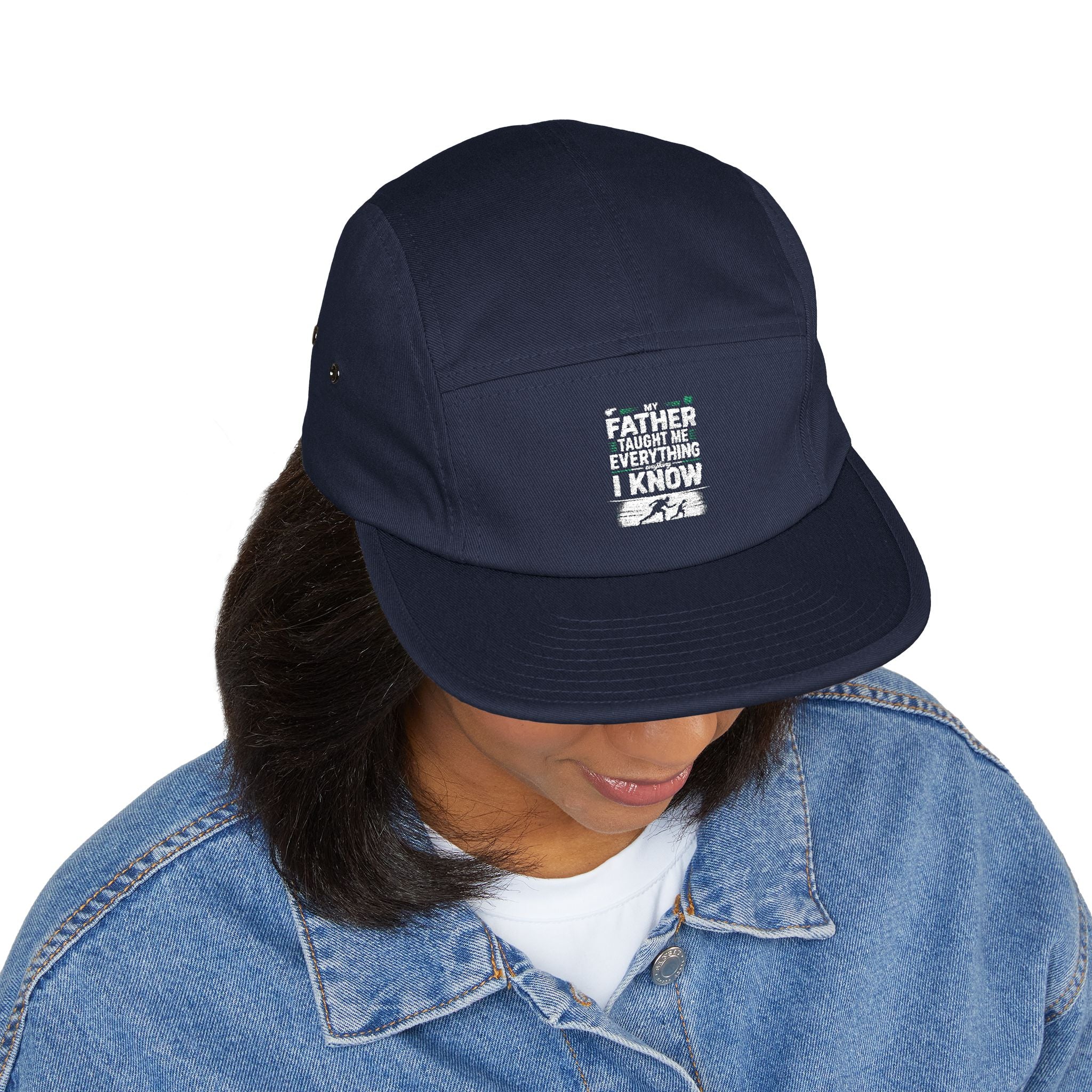 Embroidered 5 Panel Cap - Dad Rivalry Design