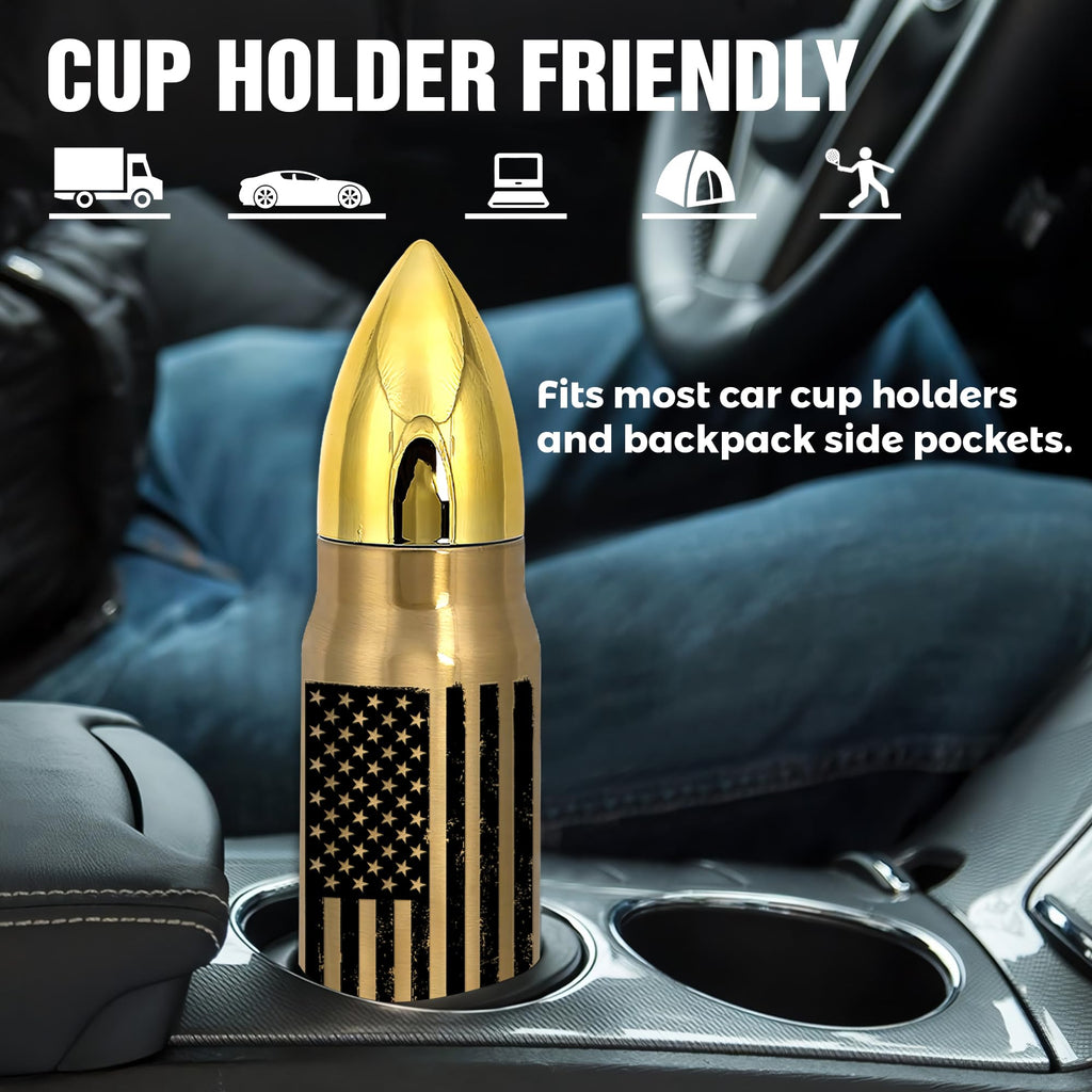 Gifts for Dad – Christmas, Xmas, Birthday Gift, Best Dad Ever Gift for Fathers Day, 17oz American Flag Tumbler, Thoughtful Present from Daughter, Son, for Husband from Wife