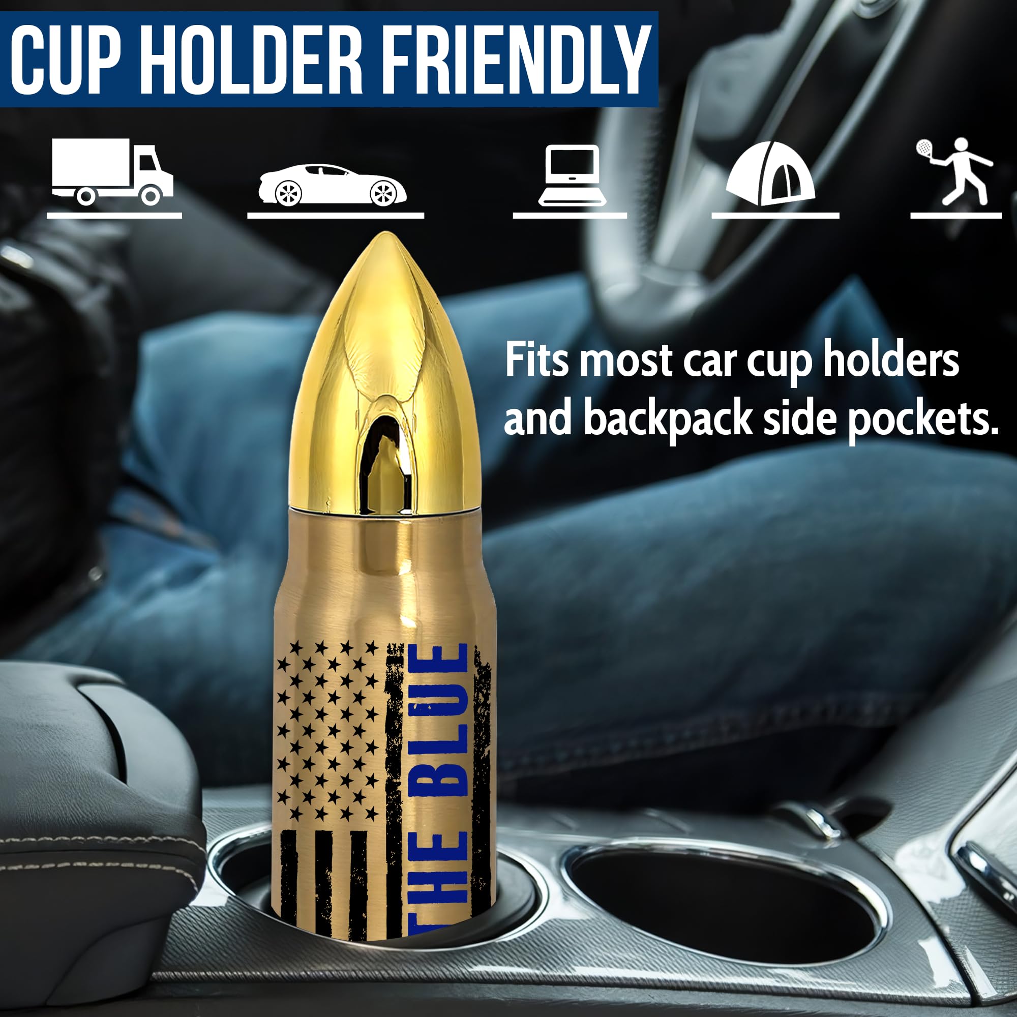 Gifts for Dad – Christmas, Xmas, Birthday Gift, Best Dad Ever Gift for Fathers Day, 17oz American Flag Tumbler, Thoughtful Present from Daughter, Son, for Husband from Wife