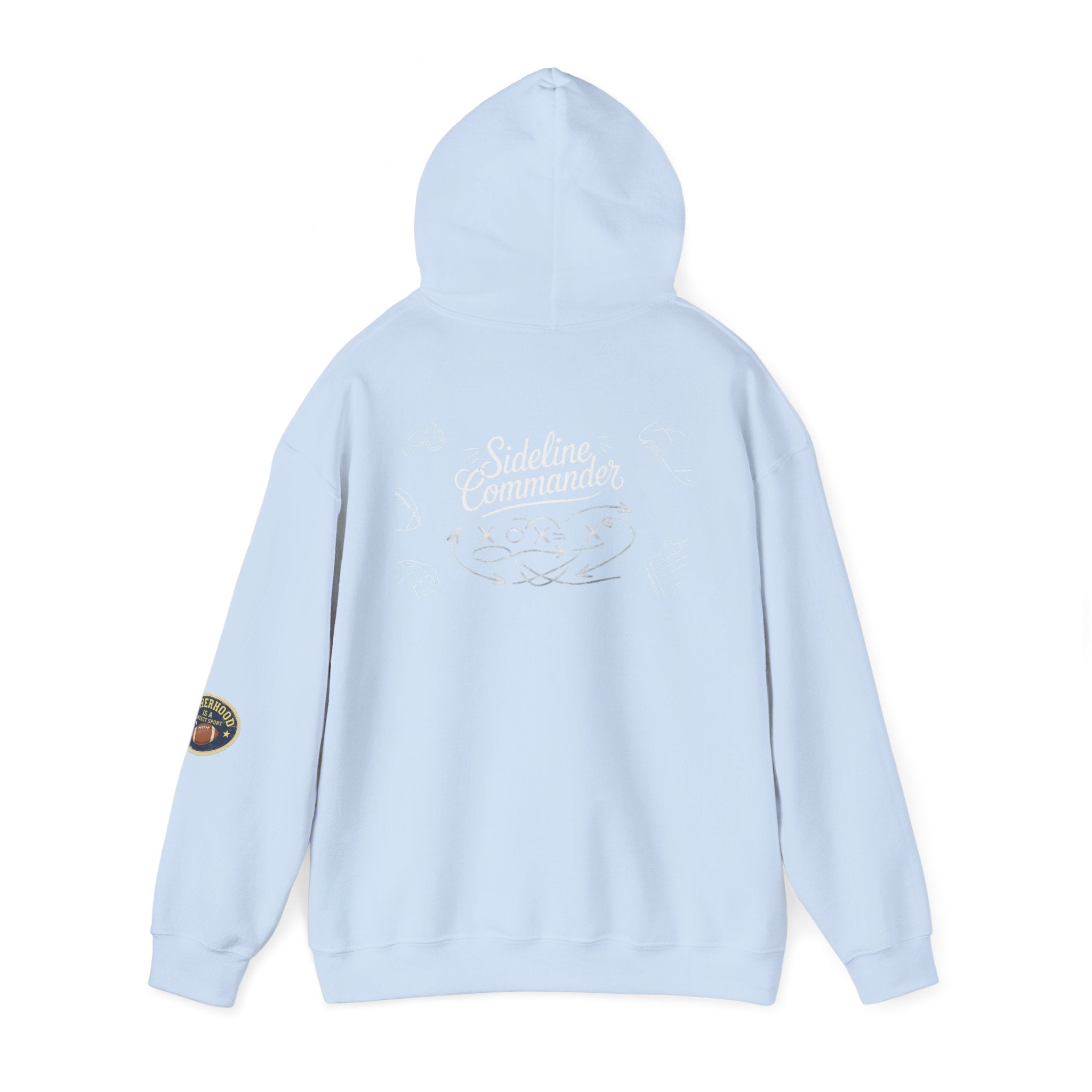 Sideline Commander Sports Parent Playbook  Hoodie — Athletic Team Spirit Sweatshirt