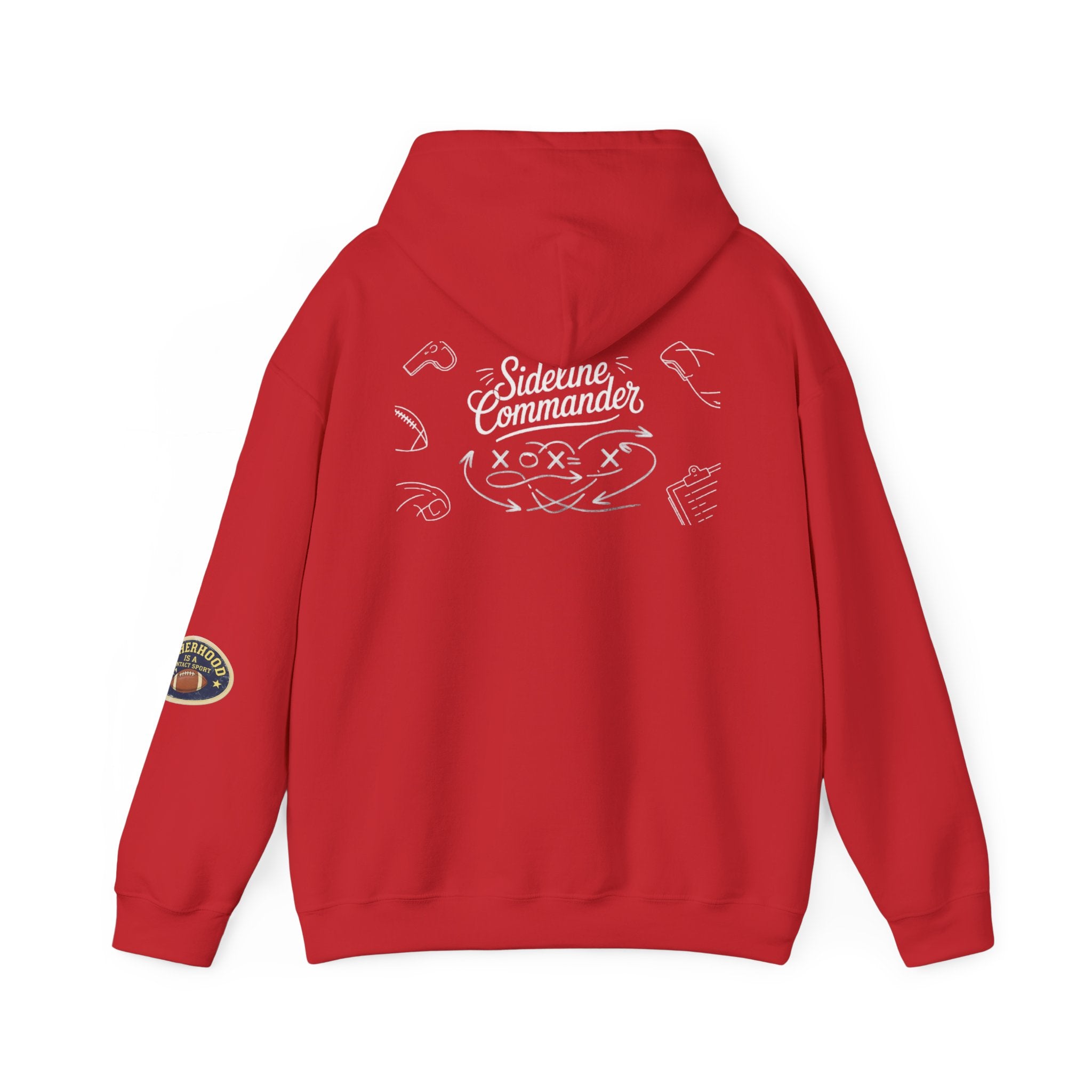 Sideline Commander Sports Parent Playbook  Hoodie — Athletic Team Spirit Sweatshirt
