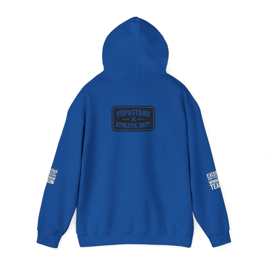Vintage 1970s College Football Hoodie - Fatherhood is a Contact Sport