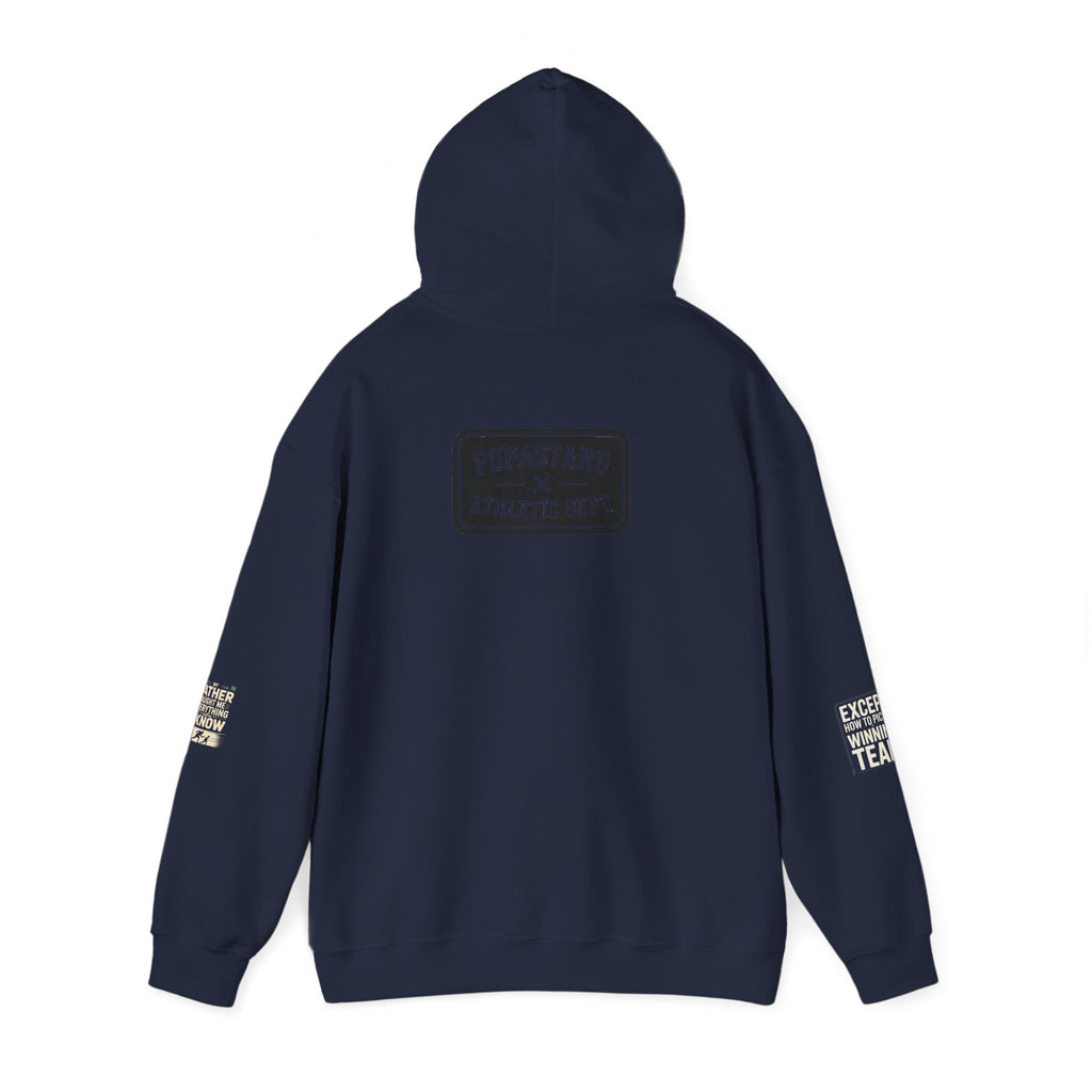 Vintage 1970s College Football Hoodie - Fatherhood is a Contact Sport