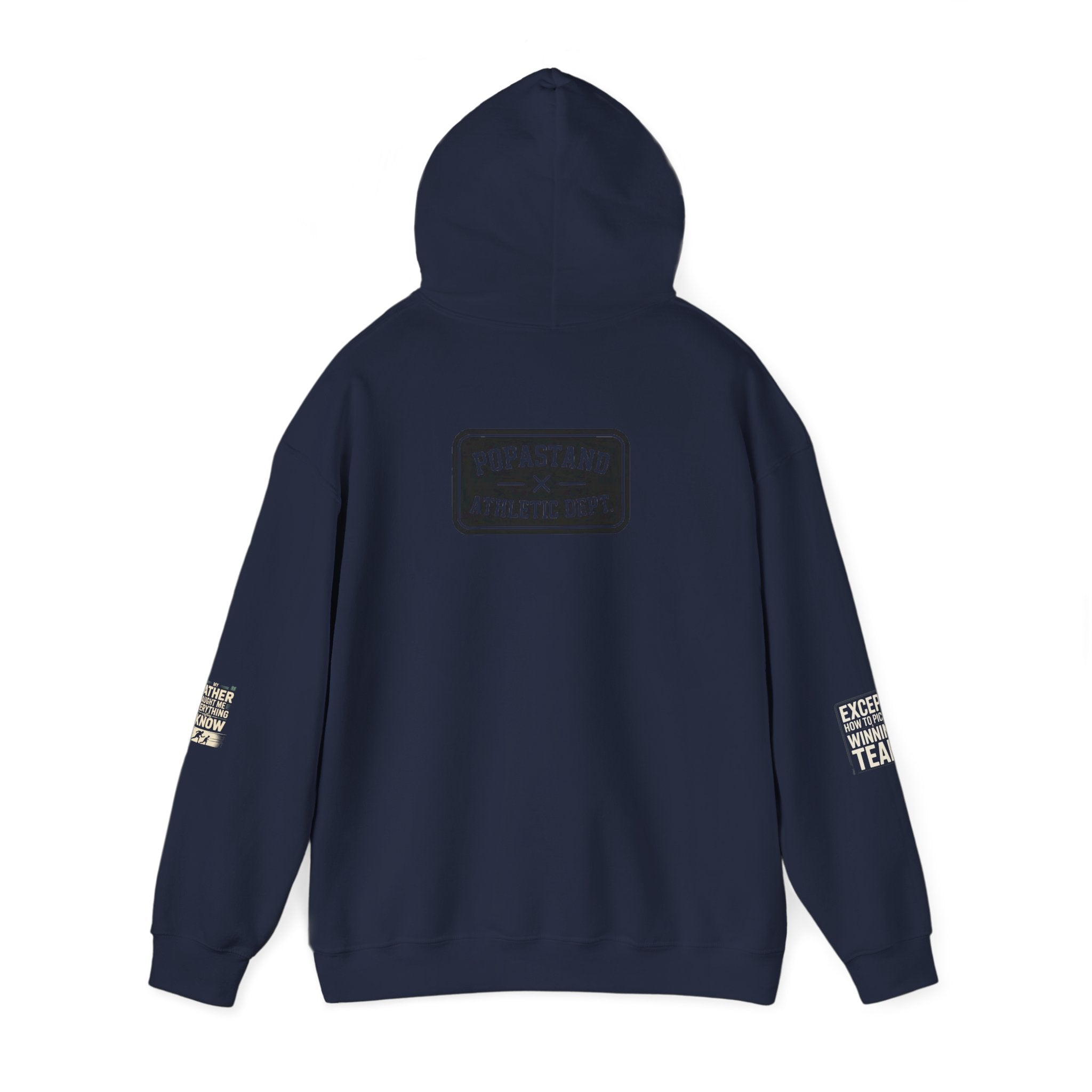 Vintage 1970s College Football Hoodie - Fatherhood is a Contact Sport