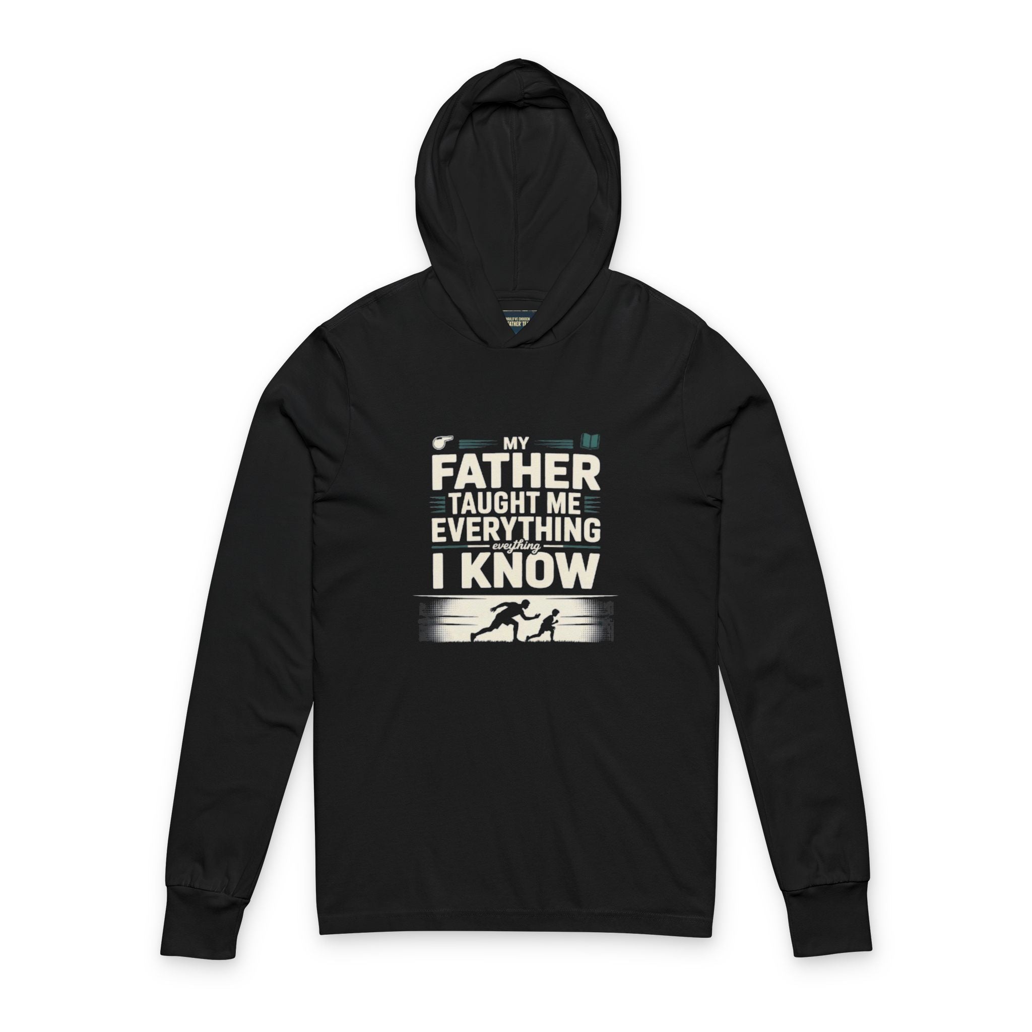 Unisex Hooded Tee - Funny Father-Son Rivalry Design
