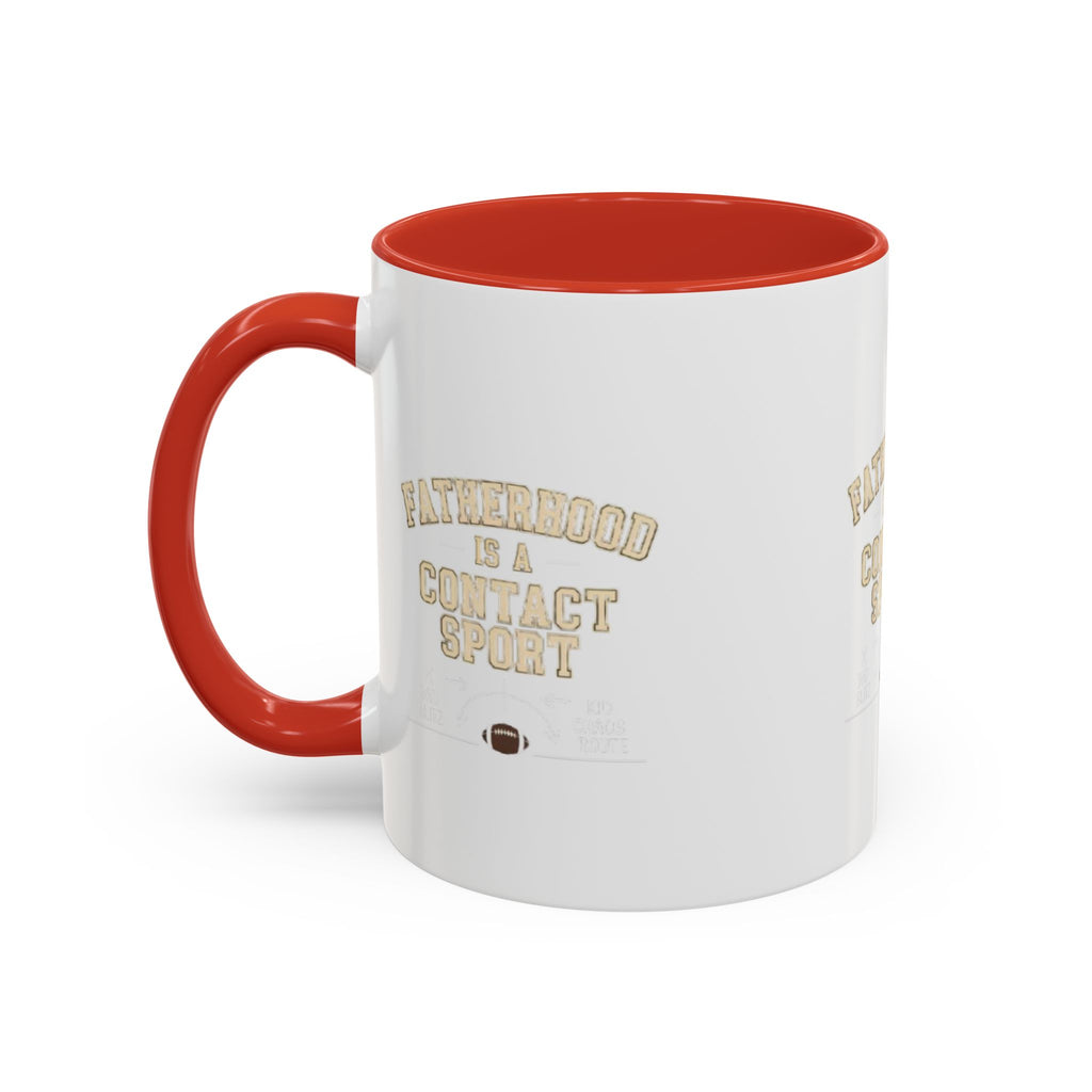 Mug Fatherhoods is a Contact Sport Fathers Present Father Day