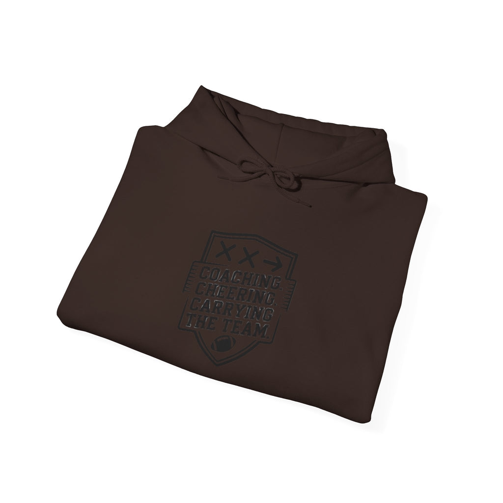 Sideline Commander Sports Parent Playbook  Hoodie — Athletic Team Spirit Sweatshirt