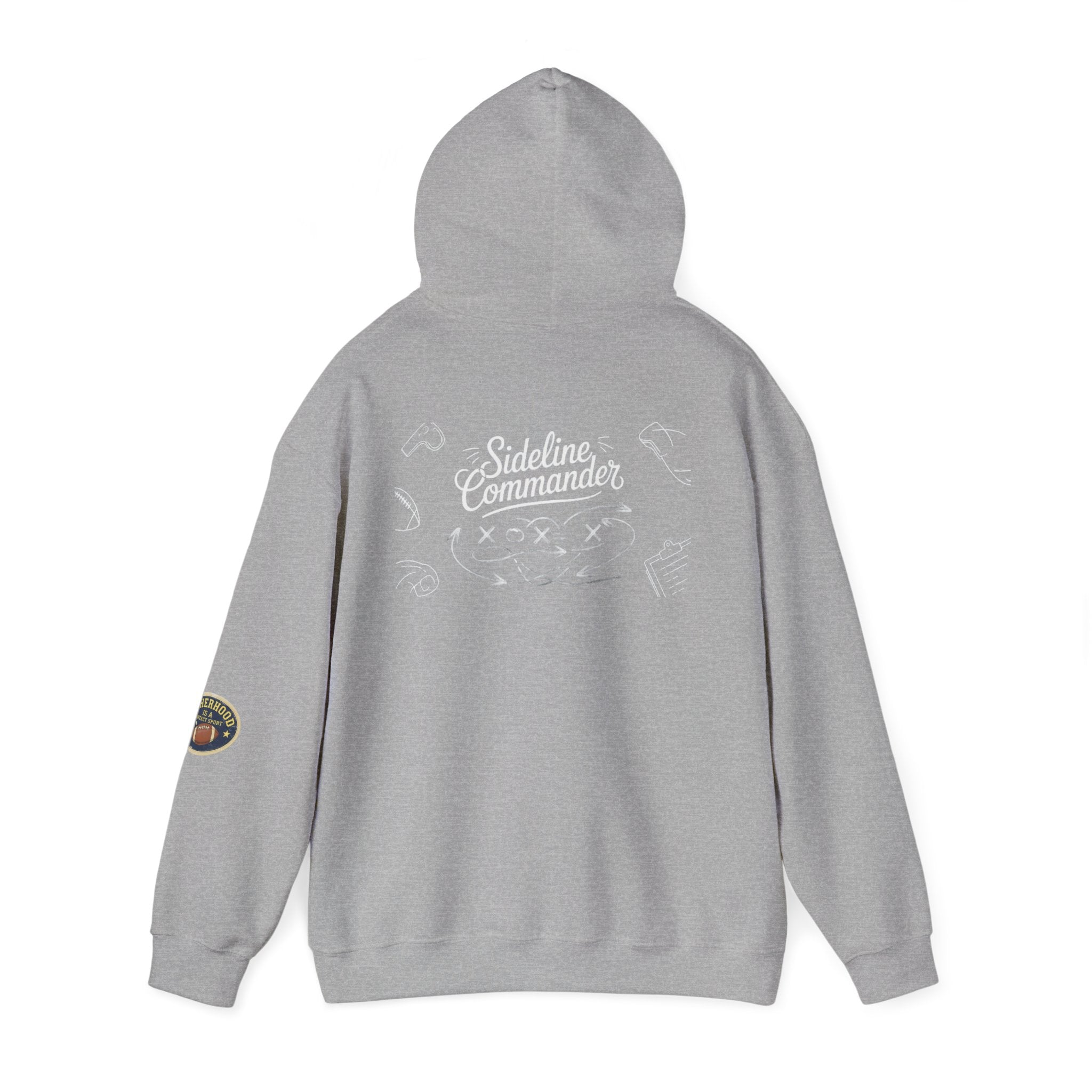 Sideline Commander Sports Parent Playbook  Hoodie — Athletic Team Spirit Sweatshirt